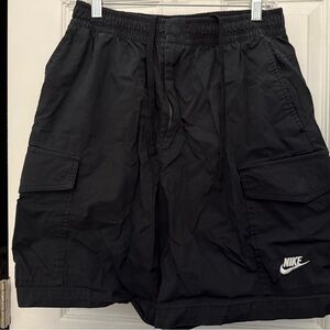 Nike Black Athletic Shorts with Relaxed Fit